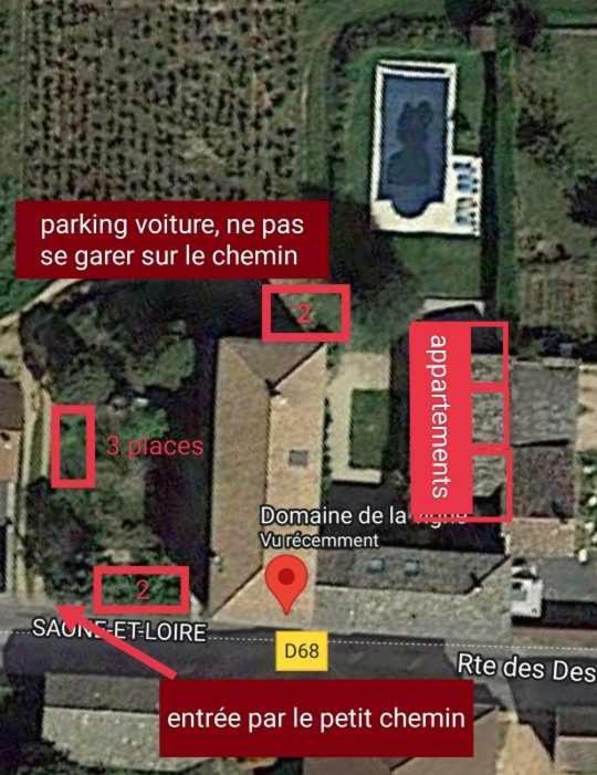 Au Coeur Des Vignes Chenas Du Beaujolais Διαμέρισμα La Chapelle-de-Guinchay Εξωτερικό φωτογραφία