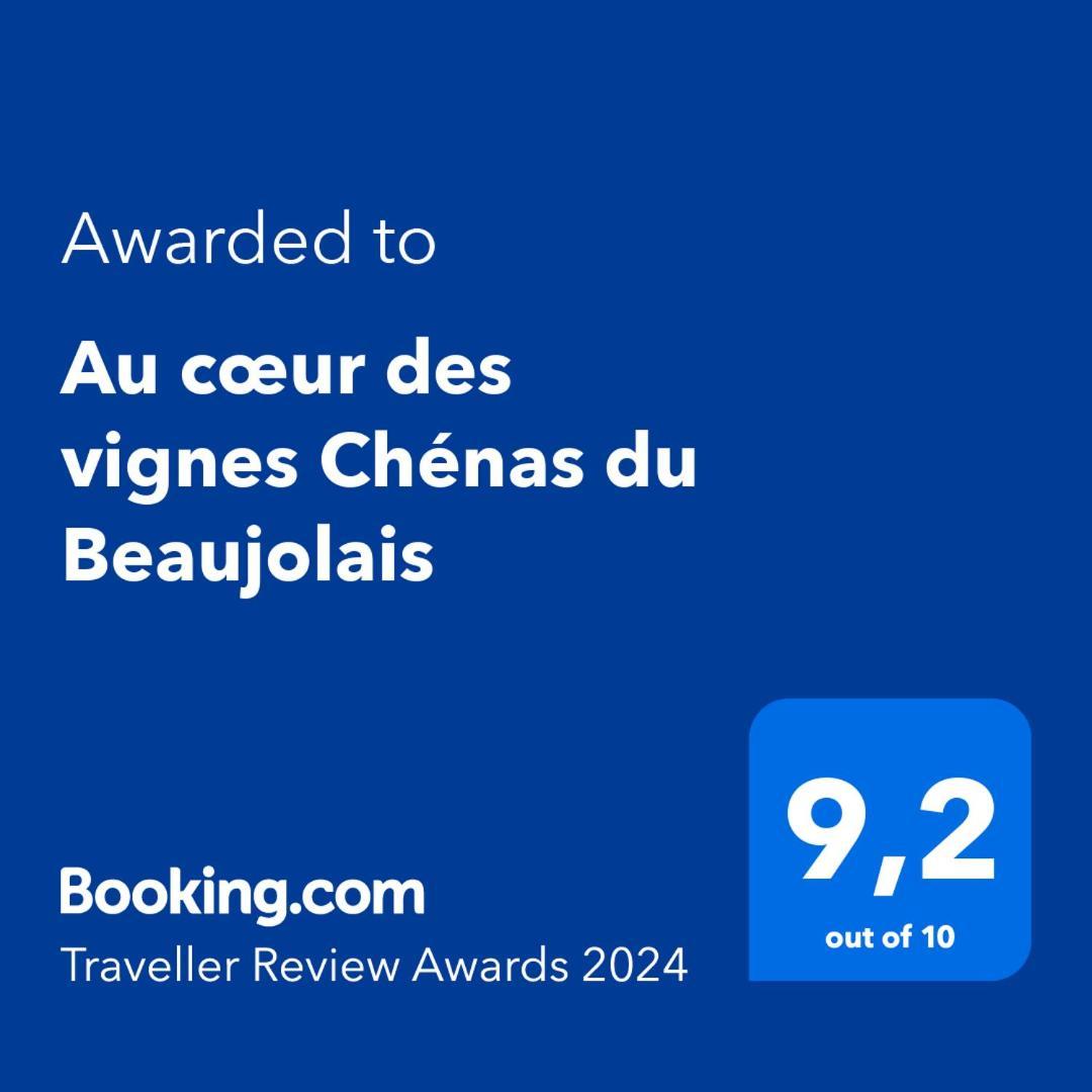 Au Coeur Des Vignes Chenas Du Beaujolais Διαμέρισμα La Chapelle-de-Guinchay Εξωτερικό φωτογραφία